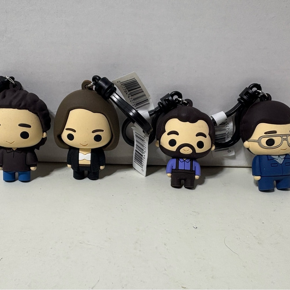 Set of Seinfeld Character Keychains